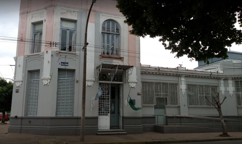 Simulacro de evacuacin de Defensa Civil en la Escuela 4